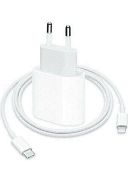 Royaleks Yeni Nesil Type-C To Lightning Iphone 7 8 x 11 12 Uyumlu 20W Hızlı Şarj Adaptörü ve Kablosu