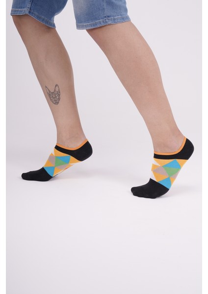 The Socks Company 3 Çift Özel Kutulu Erkek Görünmez Çorap