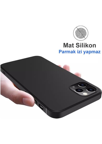 Unique Series Apple iPhone 12 -6.1''- Siyah Kılıf