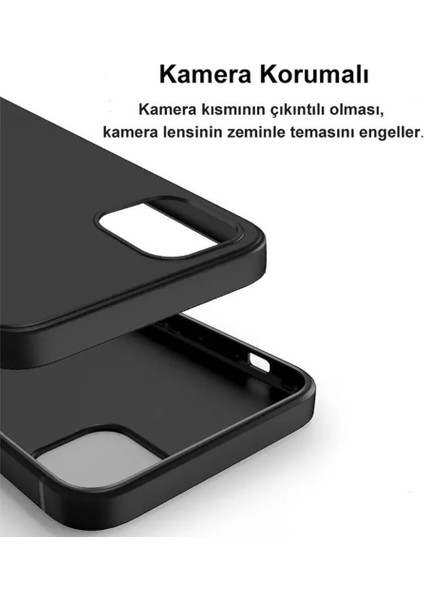 Unique Series Apple iPhone 12 -6.1''- Siyah Kılıf