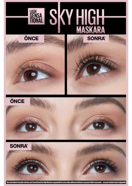 Lash Sensational Sky High Maskara & Instant Anti Age Eraser Kapatıcı - 01 Light