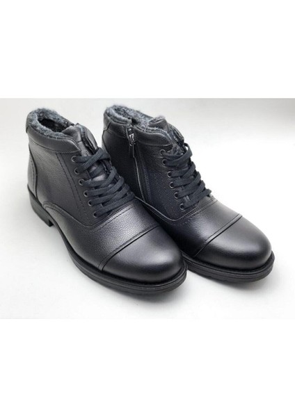 Erkek Deri Kürklü Fermuarlı Kışlık Bot fiyatları