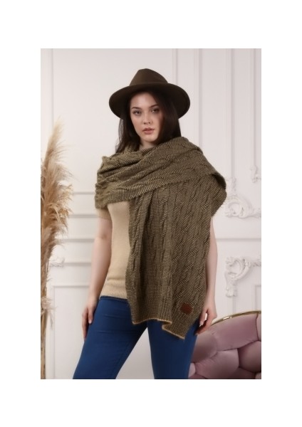 Marilavandehakihardalsaçörgüsü Triko Omuz Şalı