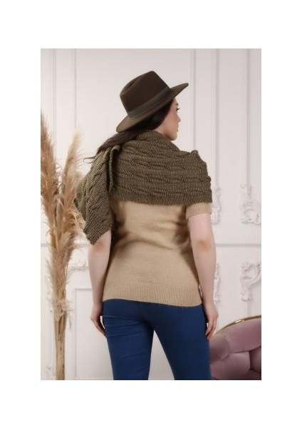 Marilavandehakihardalsaçörgüsü Triko Omuz Şalı modelleri