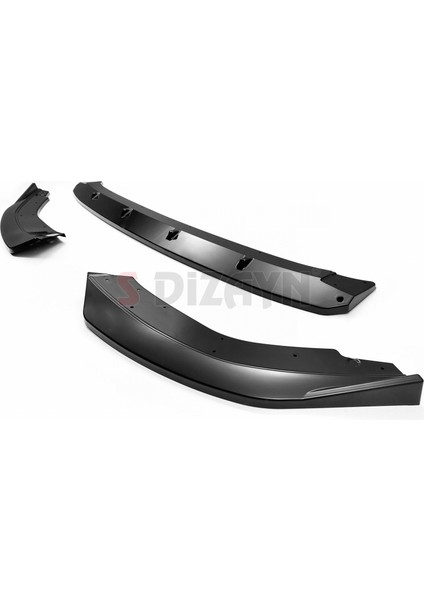 Volkswagen Golf 8 ABS Plastik Ön Tampon Alt Lip 3 Prç. 2020-2024 A+ Kalite fırsatları