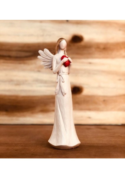 Kalbim Seninle Özel Tasarım Aşk Meleği Büyük Boy Biblo