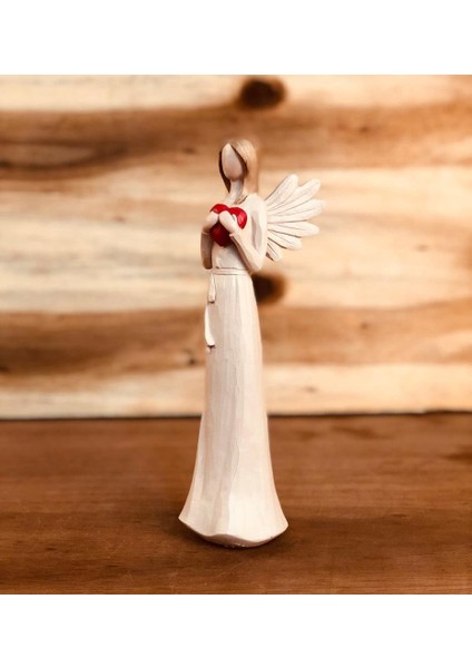 Kalbim Seninle Özel Tasarım Aşk Meleği Büyük Boy Biblo