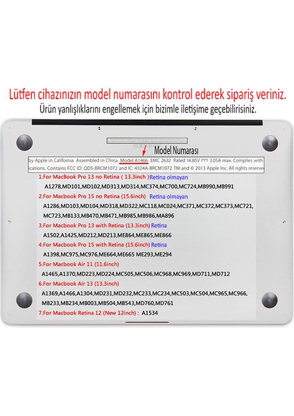 Smartshell Macbook Air 11" A1465 / A1370 Koruma Kılıf - Haze Purple