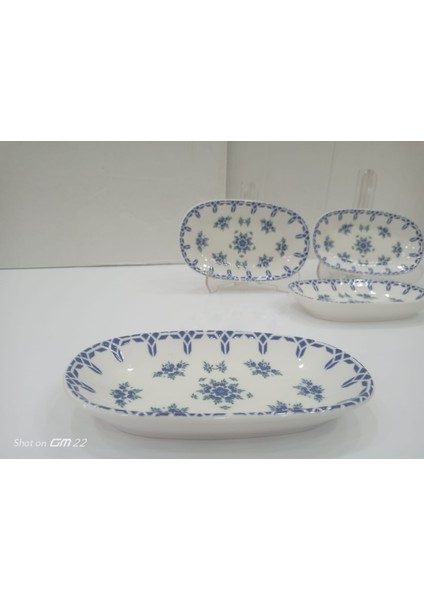 15 cm Altılı Kayık Tabak Seti