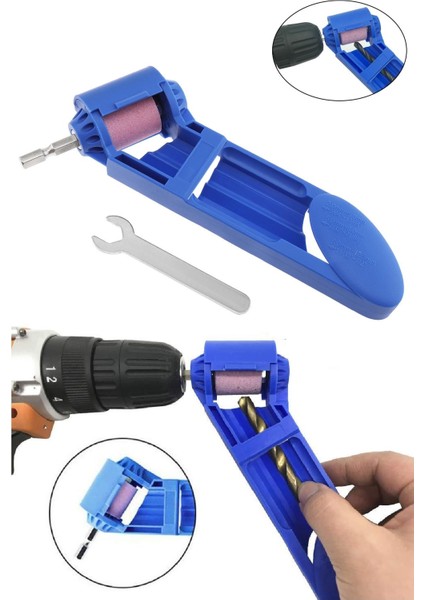 Taşınabilir Pratik Matkap Ucu Bileme Aparatı