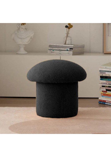 Mantar Puf Mushroom Renkli Puf Teddy Kumaş Bench modelleri