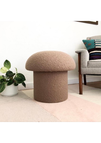 Mantar Puf Mushroom Renkli Puf Teddy Kumaş Bench indirimleri