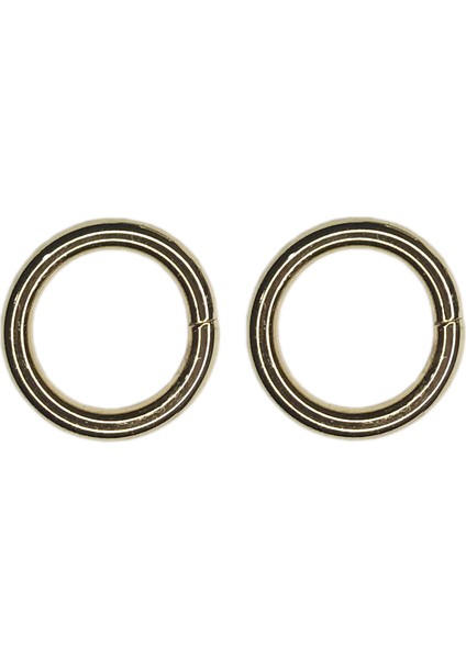 Halka 2cm (Yaysız) Çanta Aksesuarı 2 Adet Light Gold Renk