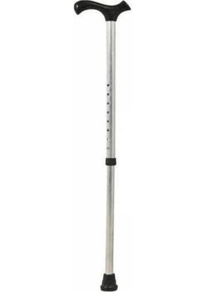 Boy Ayarlı Sağlam Denge Bastonu Asa Metal Baston 80CM-100CM 5 Kademe Ayarlanan Dağ Yürüyüşüne Uygun