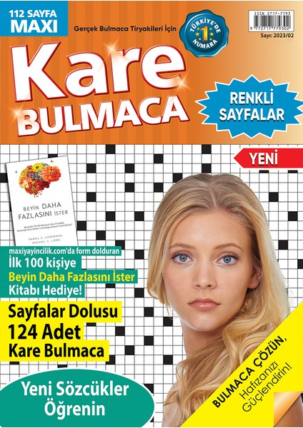 Kare Bulmaca 2023/02 - Bertan Kodamanoğlu