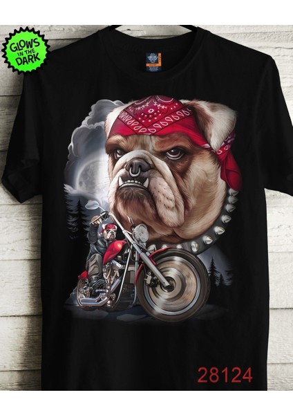 Erkek Köpek Baskılı T-Shirt