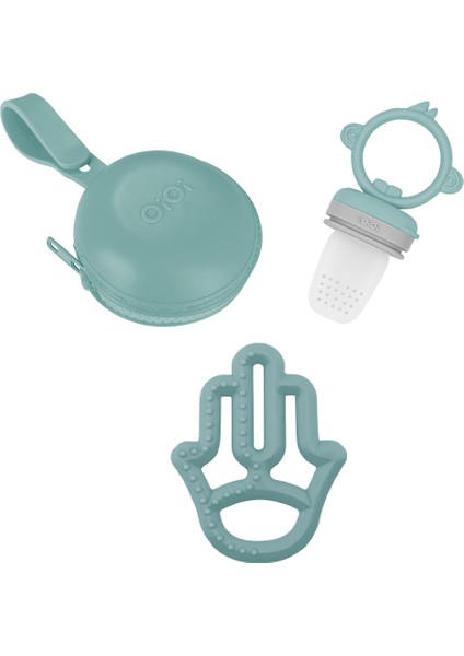 Oioi Aqua Green Üçlü Set (Püre+Pod+Annemineli)