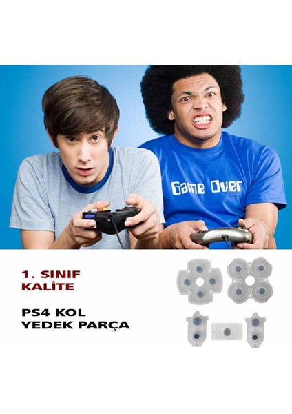 Ps4 Kol Tamir 030 040 050 055 Iç Lastik Takımı Rubber Pad Silikon Ps4 Yedek Parça