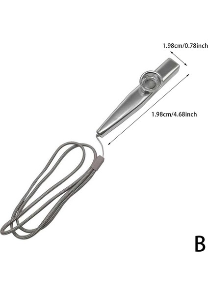 Musıc Store Boyun Askı Ipli Metal Kazo 6 Renk