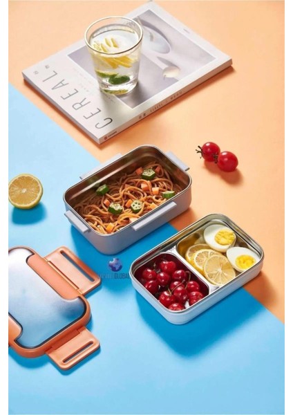 Vagon Lıfe Lunchbox Paslanmaz Çelik 1200ml Mavi