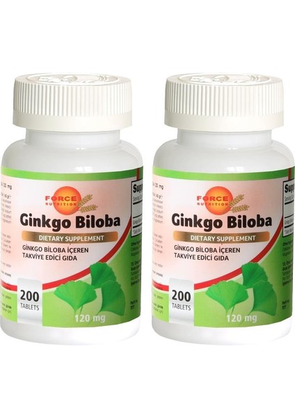 Ginkgo Biloba 120 mg 2 x 200 Tablet