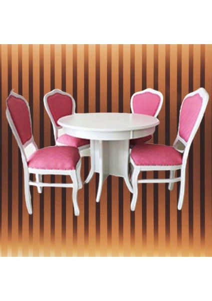 Masa ST KUTU BABA ayak Klasik Sandalye takım Kayın Aslan Ayak Parlak beyaz Elyapı fırsatları