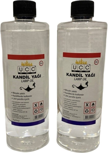 Point Care Kandil Yağı Kokusuz Dumansız İç Mekan Gaz Lambası Yakıtı 400 ml 2'li Set