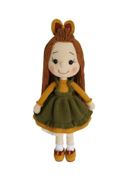 Elmas Bebek Amigurumi Organik Oyuncak