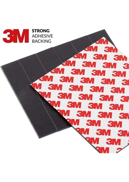 Dünya Magnet 3m 90 Adet 15X15 Yapışkanlı Mıknatıs Magnet, Güçlü Çok Amaçlı Süsleme Mıknatısı Dolap, Nişan, Bebek