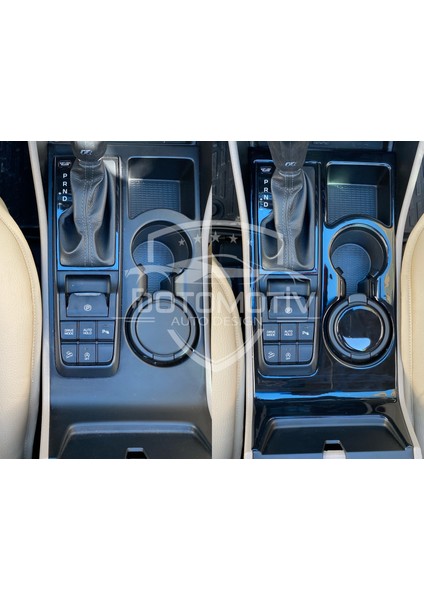 FD Otomotiv Hyundaı Tucson 2015 / 2020 Parlak Siyah Özel Set Torpido Konsol Kaplama
