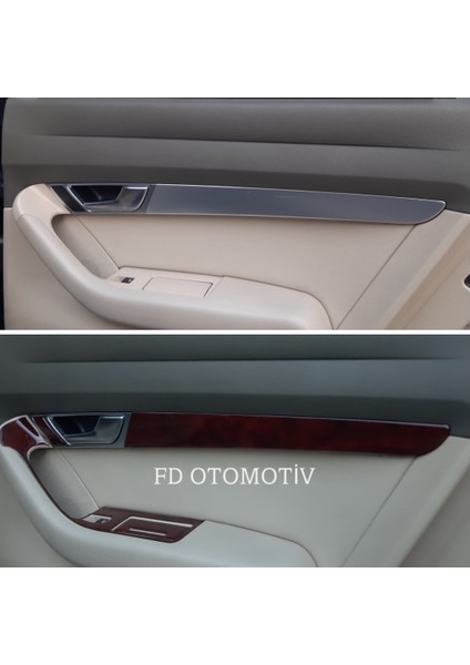 FD Damla Etiket Audi A6 C6 Full Set ( Maun Renk ) Torpido Konsol Maun Kaplama indirimleri