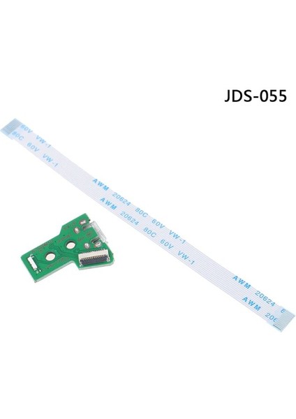 JDS 055 050 Soket ve 12 Pin Flex Kablo PS4 Kol Tamir JDM JDS-050 JDS-055 12pin USB Şarj Soket Tamiri