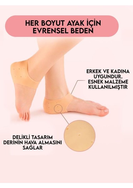 Topuk Koruyucu Tabanlık Topuk Dikeni Çatlağı Giderici Topuk Çorabı fiyatları