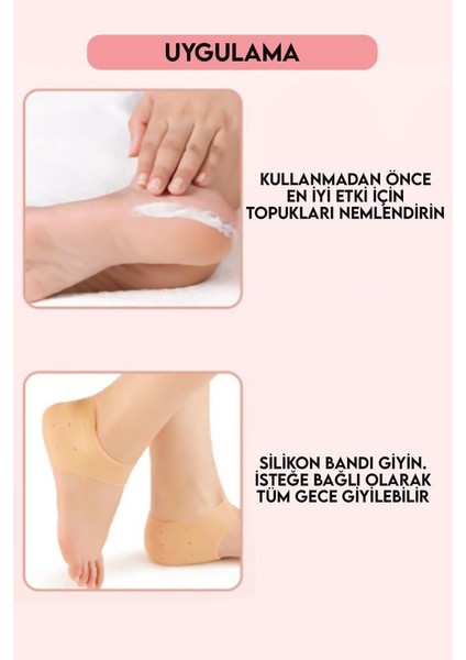 Topuk Koruyucu Tabanlık Topuk Dikeni Çatlağı Giderici Topuk Çorabı fırsatları
