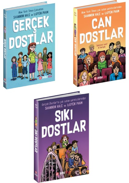 Gerçek Dostlar + Can Dostlar + Sıkı Dostlar 3 Kitap Set - Shannon Hale