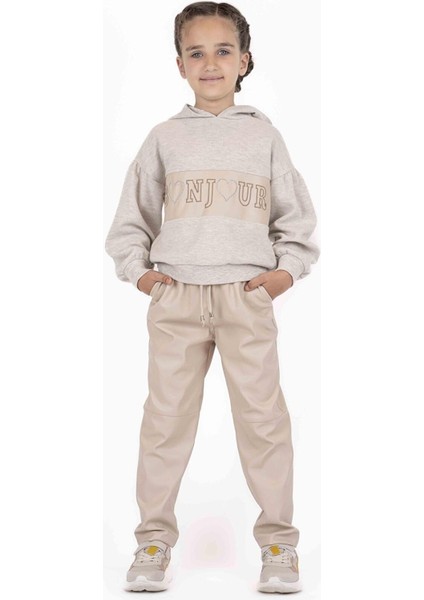 Kiz Çocuk Kapüşonlu Sweatshirt 14062