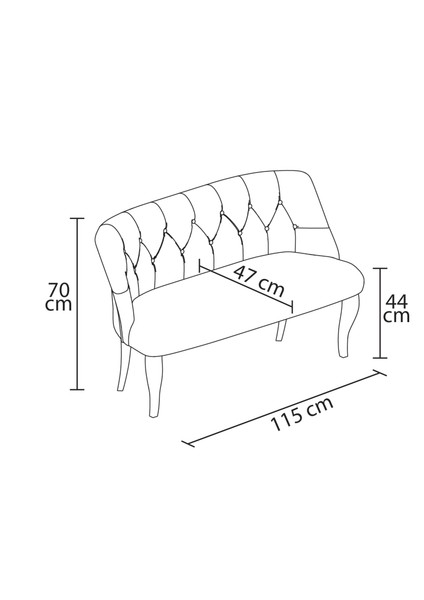 Çay Seti Koltuk Takımı, Salon Balkon Takımı(2+1+1 Ceviz Ayak)