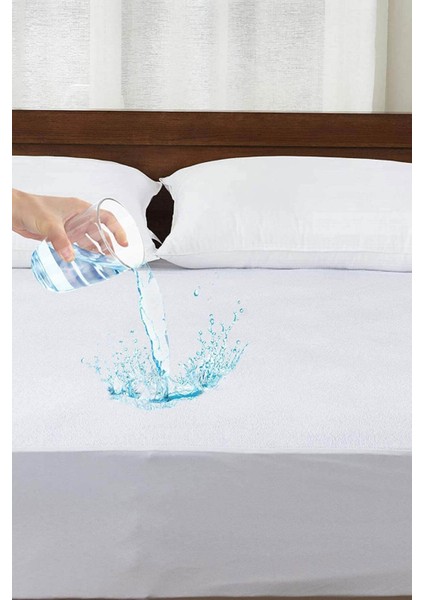 Sıvı Su Geçirmez Alez Yatak Koruyucu Pamuklu Fitted