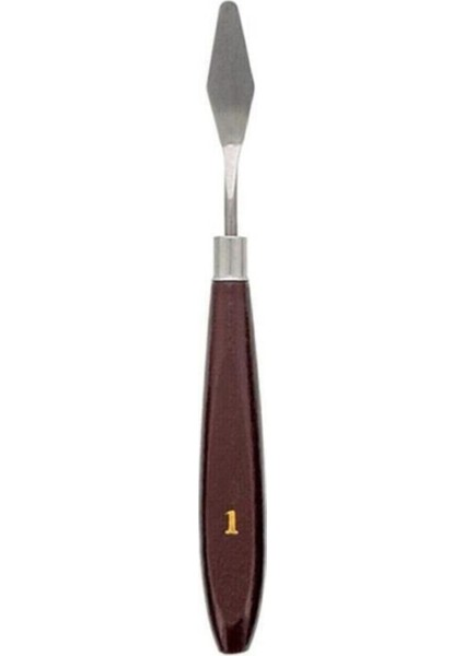 Resim Spatula, Metal Spatula (Painting Knife) - No: 1