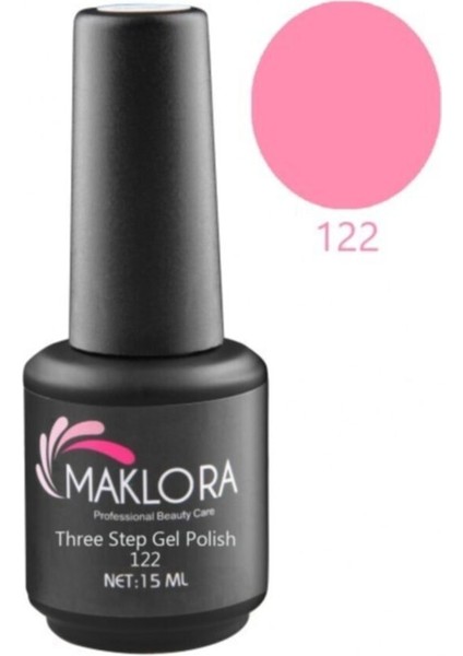 Three Step Gel Polish Kalıcı Oje 15 ml | 122 Candy Pink