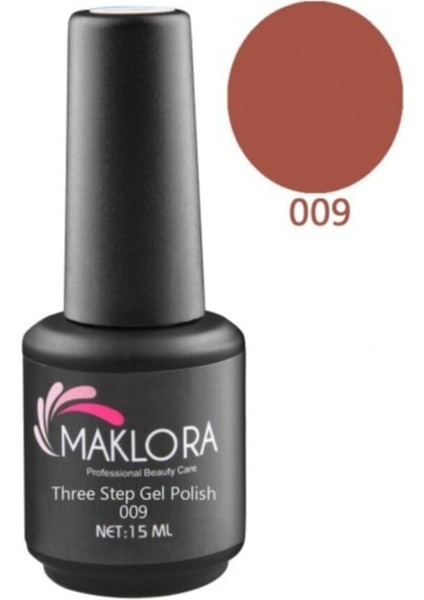 Three Step Gel Polish Kalıcı Oje 15 ml | 009 Light Brown