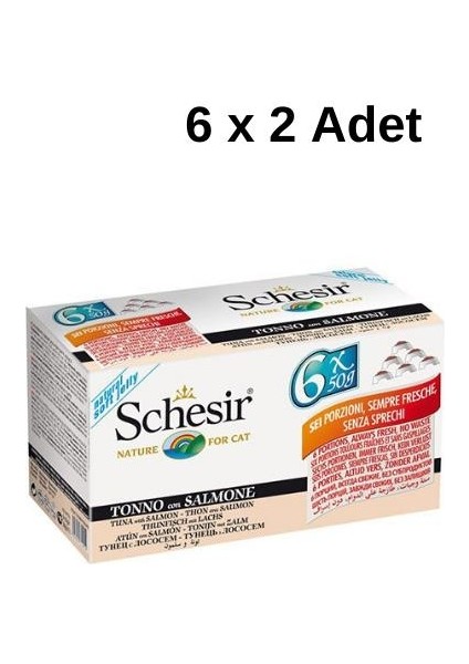 Multipack Somonlu Kedi Konserve 50 gr x 6 Adet X2