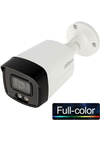 HAC-HFW1209TLM-A-LED-0360B 2mp Fullcolor Gece Renkli Bullet Kamera