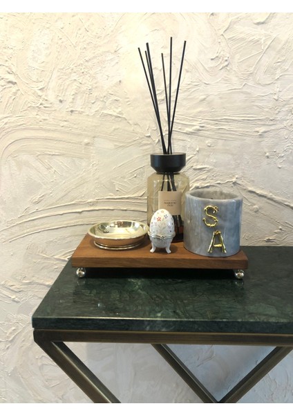 Lux & Marble Sophie - Yeşil Mermer Eskitme Ayaklı Dresuar modelleri