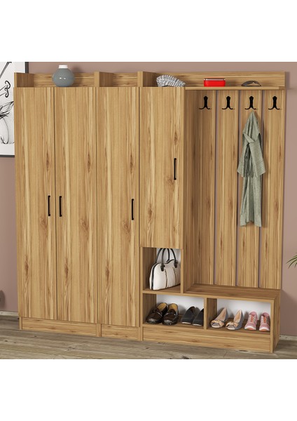 Lityum-1-2-3 Portmanto Vestiyer Ayakkabılık RS04