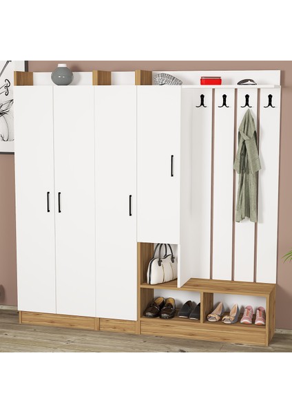 Lityum-1-2-3 Portmanto Vestiyer Ayakkabılık RS02