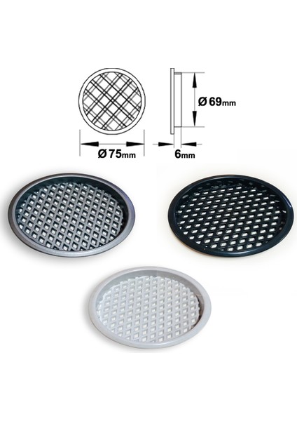 Plastik Menfez 70 Lik Gri fiyatları