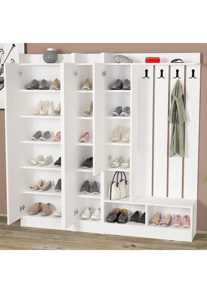 Lityum-1-2-3 Portmanto Vestiyer Ayakkabılık RS01 fırsatları