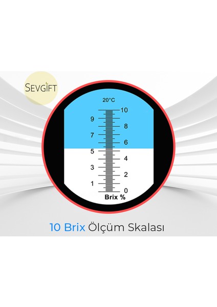 0-10 Brix Dürbün El Tipi Refraktometre