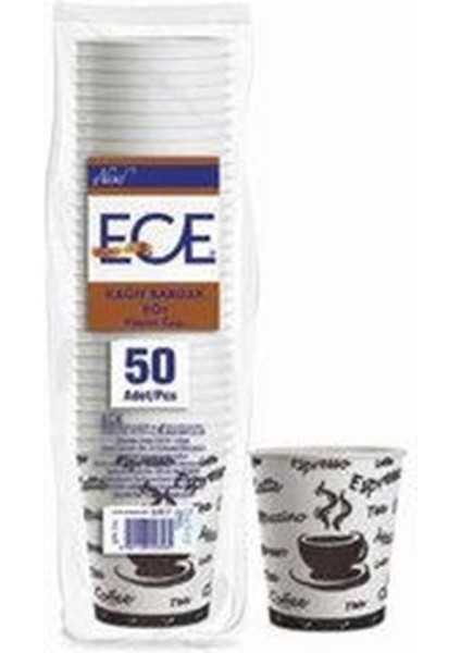 Ece Karton Bardak 4 Oz 50' Li 1 Pk